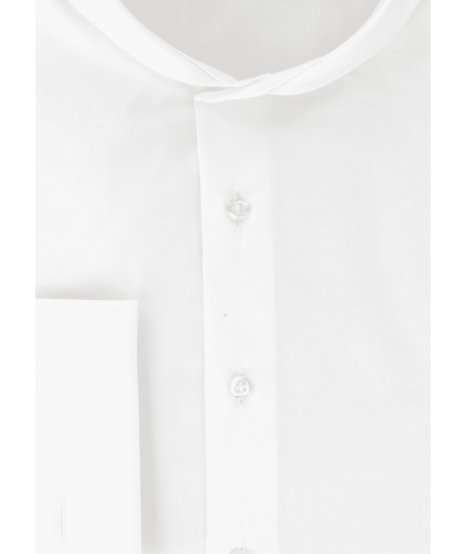 Chemise blanche col cutaway à poignets mousquetaires la chaussure