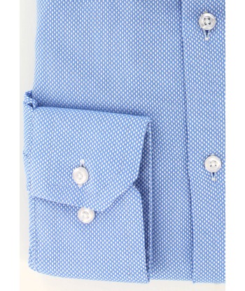 Sky blue basket weave shirt est présent 