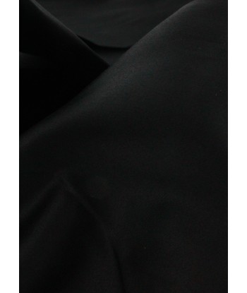 Black cotton satin shirt online