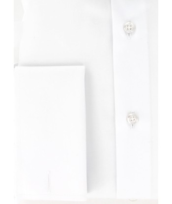 White fitted shirt with Italian collar and French cuffs Toutes les collections ici