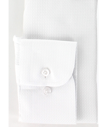 White dobby tab collar shirt Pour