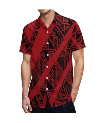 Chemise hévi rouge imprimé gatu plus qu'un jeu 