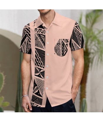 Chemise hévi saumon imprimé gatu de pas cher