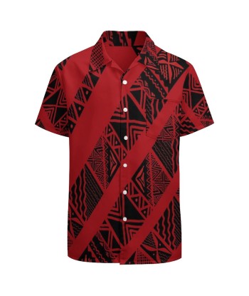 Chemise hévi rouge imprimé gatu plus qu'un jeu 