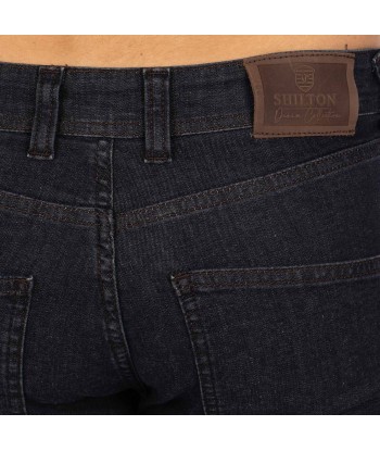 Jeans slim écusson paiement sécurisé