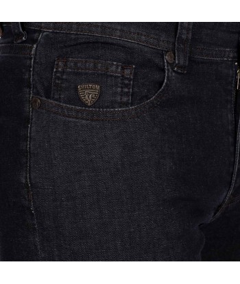 Jeans slim écusson paiement sécurisé