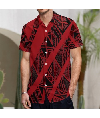 Chemise hévi rouge imprimé gatu plus qu'un jeu 