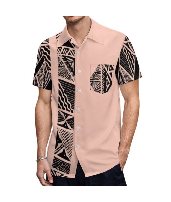 Chemise hévi saumon imprimé gatu de pas cher