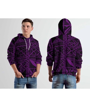 Sweat à capuche violet le concept de la Pate a emporter 