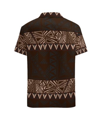 Chemise hévi marron imprimée gatu en linge