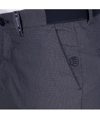 Pantalon chambray écusson Dans la société mordern